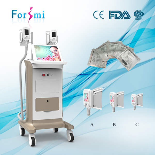 2 cryo handles Cryolipolysis Fat freeze slimming Machine non-surgery body sculpting 0-100kpa Frozen Head Triple Cooling