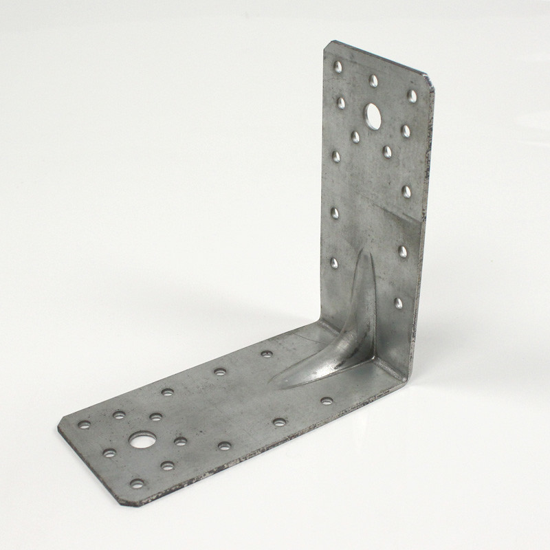 Galvanised L Corner Braces For Wooden, Wall And Metal Sheet 70 X 70 X 55 X 2mm 10pcs