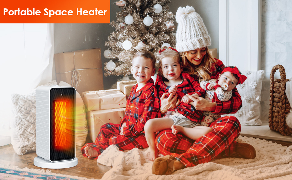 Household Vertical Electric Heater with Quick Heating Waterproof Function