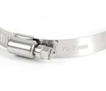 SS304 8-12mm Sanitary Pipe Fittings Single Pin Stainless Steel Hose Clamp