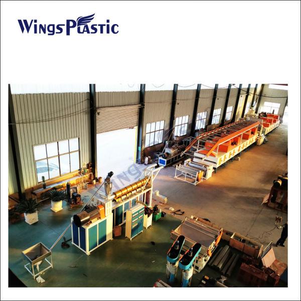 Plastic Extruder Pvc Coil Mat Extrusion Machine For Car Mat Product Production