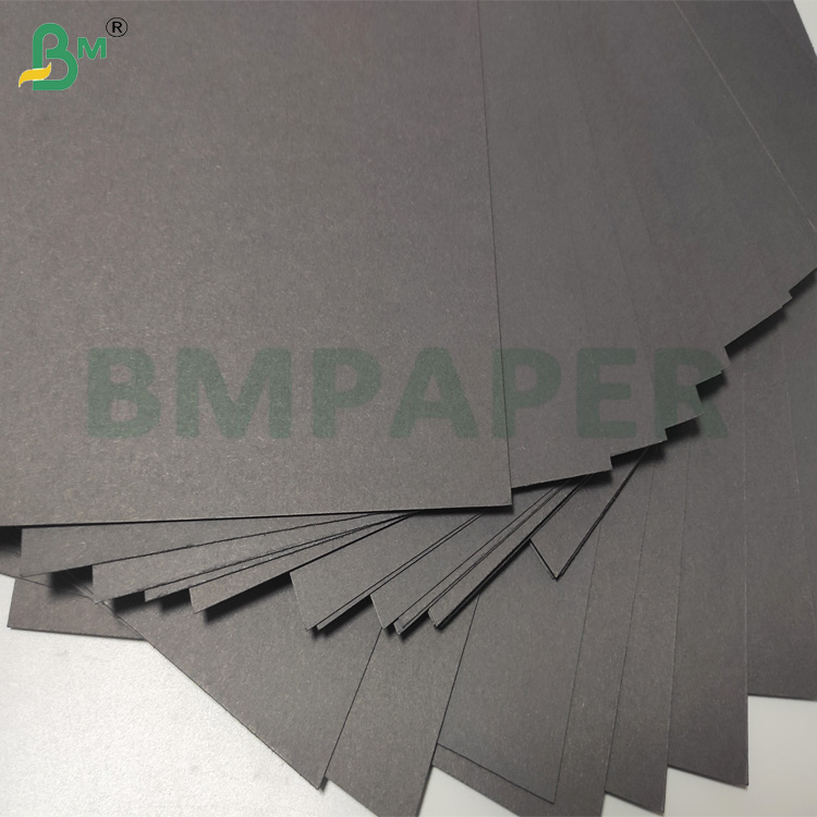 Smooth Black Paper 28lb 32lb 8 1 / 2 x 11 inch Jet Black Paper