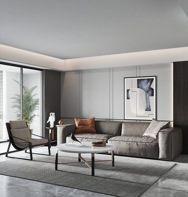 Minimalism Round Rock Coffee Table