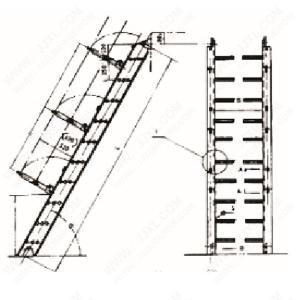 China Cargo Hold Inclined Ladder wholesale