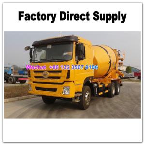 China LHD &amp; RHD 6x4 Tri-Ring 375HP 8--12CBM concrete cement mixer truck for Angola wholesale