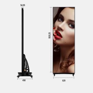 China Indoor P3 LED Display Mirror Poster For Events Airport Shopping Mall Advertising Mirror wholesale