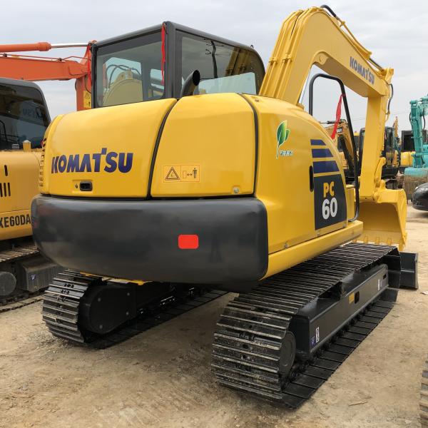 6 Ton Japan Brand Used Komatsu PC60 Construction Excavator 0.25 M3 Capacity Second Hand Digger In Stock