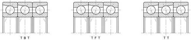 7301BEA 7201BEA Angular Ball Bearing For Undertaking Radial - Axial Union Load