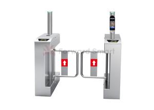China Fast Speed Wing Swing 30 Person / Min Flap Barrier Gate wholesale