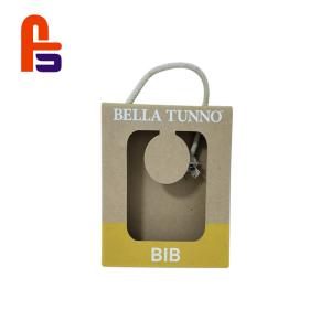 China Light Weight Packaging Flexo Printing For Kids Bib Custom Kraft Paper Packaging Box wholesale