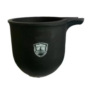 China Cylindrical Graphite Gold Smelting Crucible Temperature Resistant 150kg Capacity wholesale