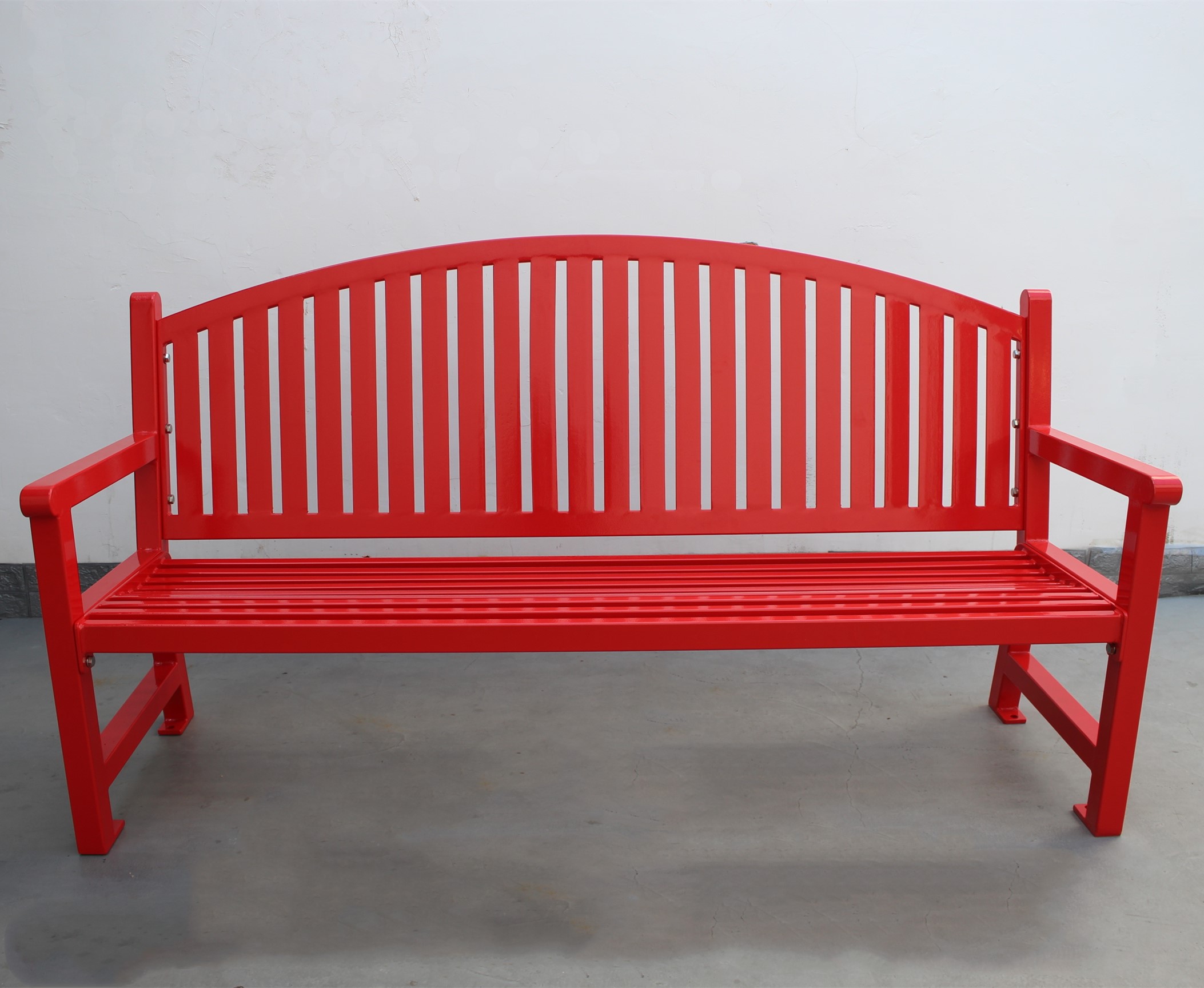 6 Feet Commercial Outdoor Metal Benches For Park Garden Community