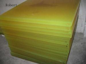 China Elastic Industrial Polyurethane Rubber Sheet , Abrasion Resistant PU Rubber Sheet wholesale