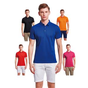 China Customized100% Cotton Polyester Polo T Shirts Anti-Pilling With Embroidery Logo wholesale
