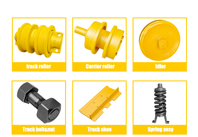 Whole Undercarriage Set For CAT D4E All Series Top Track Roller Idler Sprocket Segment For Undercarriage Spare Parts