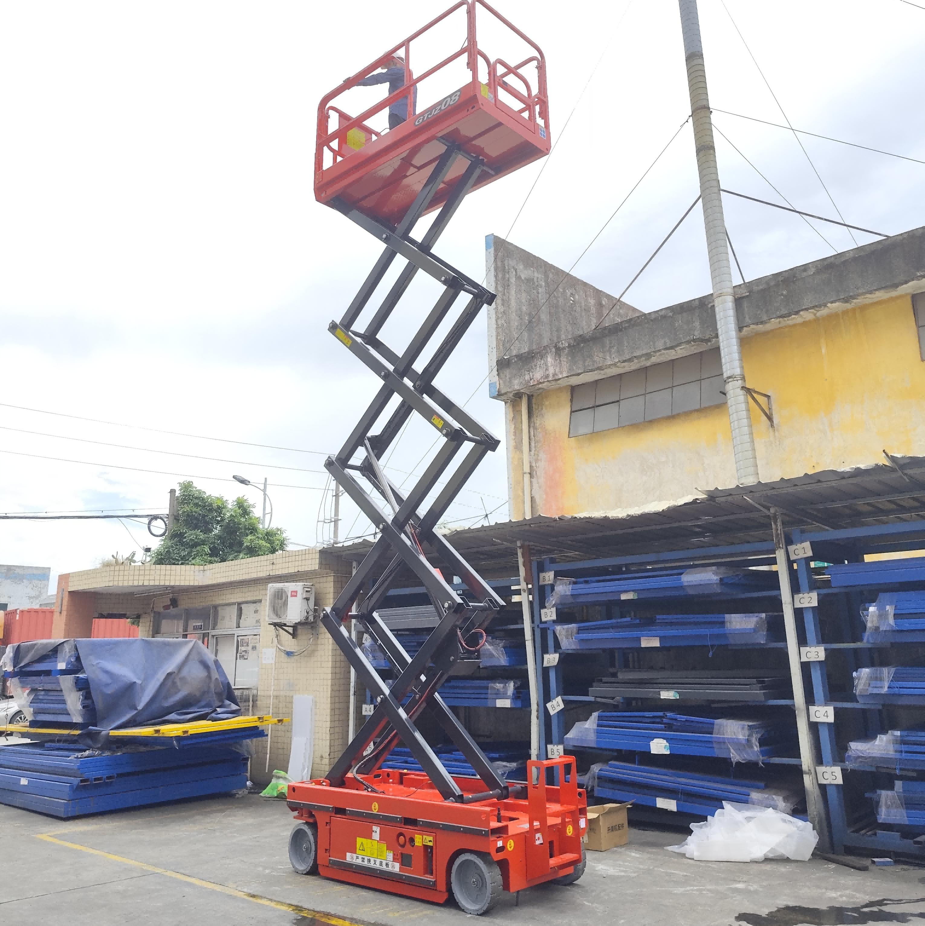 4M 6M High Mobile Scissor Lift Platform Movable Scissor Lift