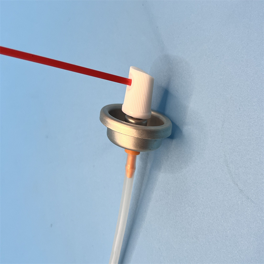 Dual Orifice Aerosol Valve Stainless Steel Spring Spray Paint Component for DIY projects
