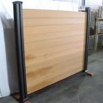 Waterproof Wpc Mateiral Fence Panels For Outdoor Rotproof