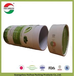 China CMYK Custom Printed Kraft Paper Tube Packaging for Gift / Jewelry / Tea Packing wholesale