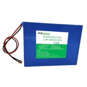 China PVC 18AH 3500 Cycles 12V LiFePO4 Battery Pack wholesale