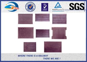 China TUV Plain oiled Railway Fastenings Rail Pad EVA HDPE or Rubber wholesale