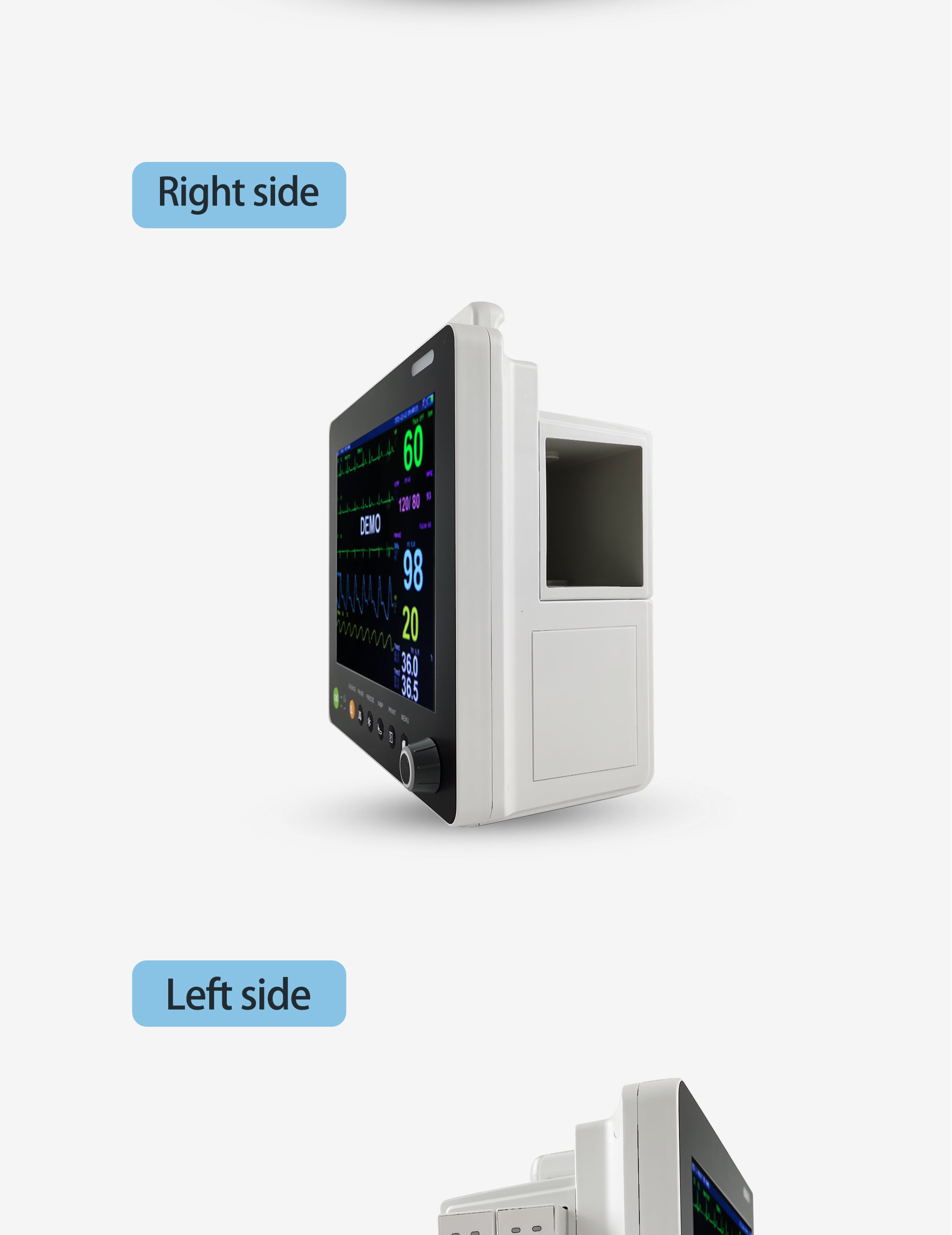 Plug And Play Flexible Semi Modular Patient Monitor