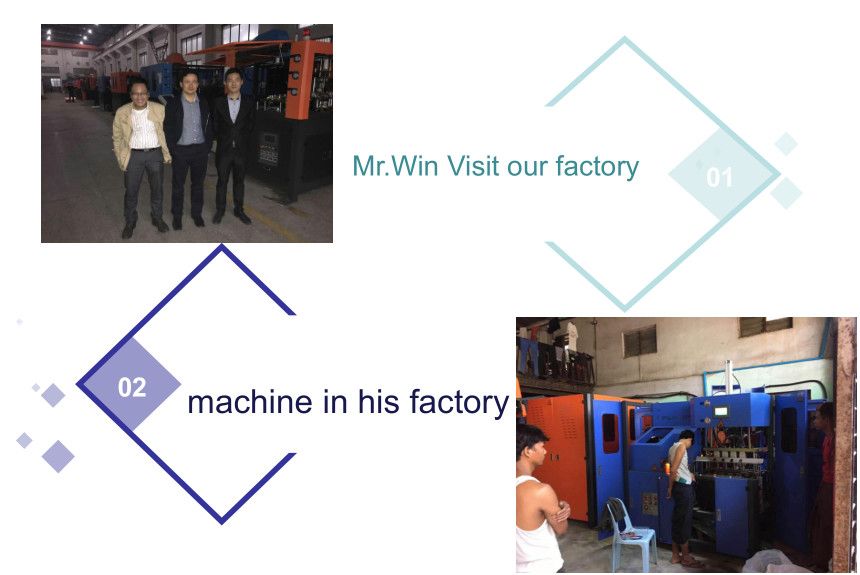 Energy Saving Semi Auto Blowing Machine With Cold Air Circulating System