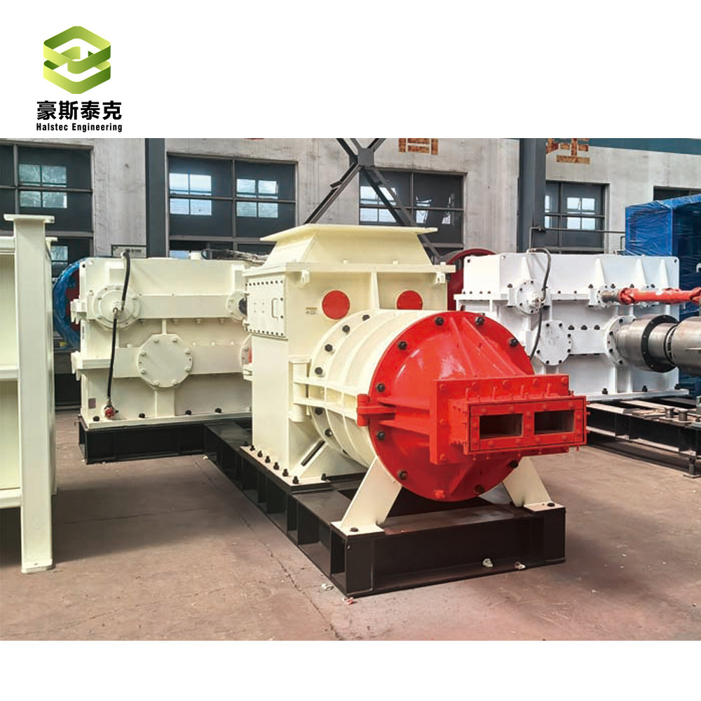 Customized Double Stage Vacuum Extruder For Brick Forming Equipment