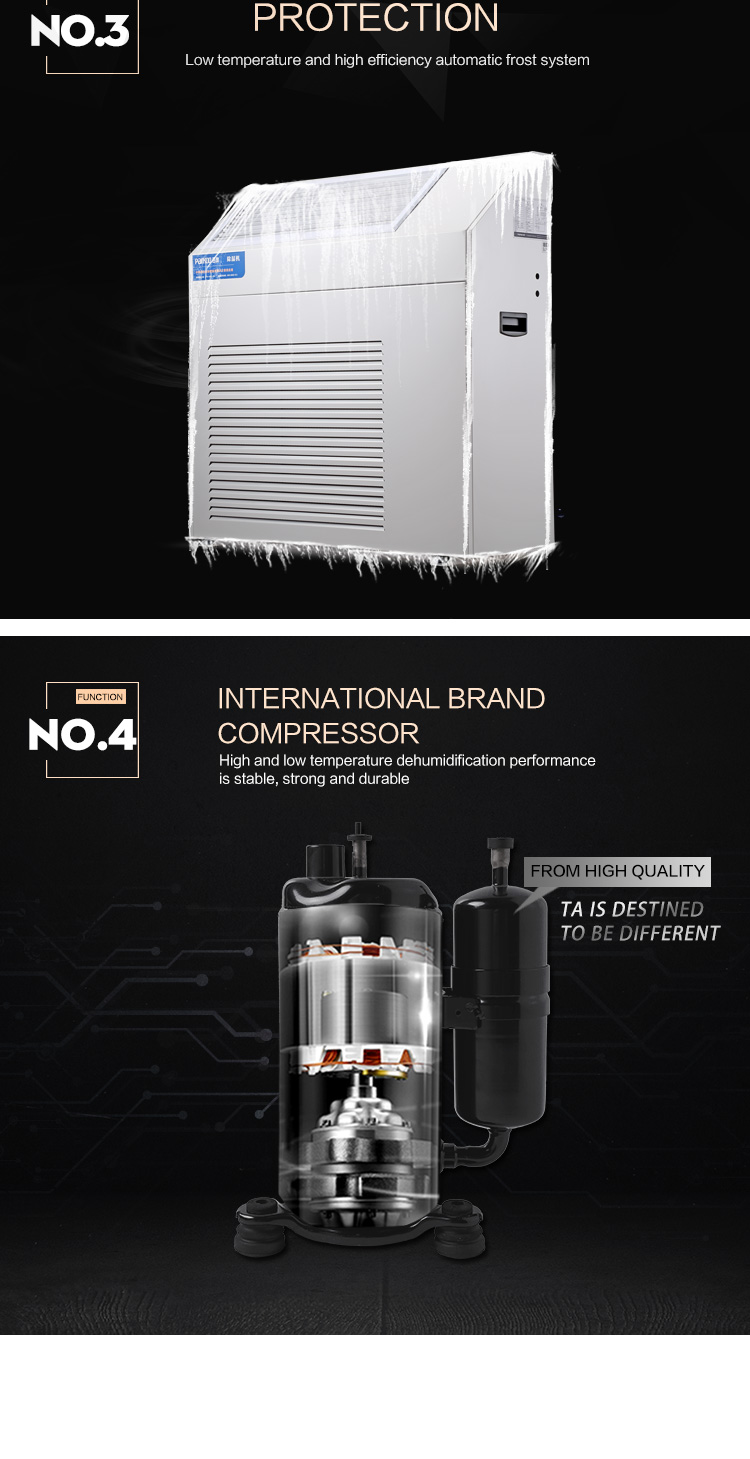 1500m3/h Ultra Thin Wall Mounted Dehumidifier For Swimming Pool