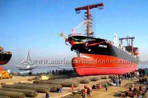 China Black Customized Ship Launching Airbag Lifting And Moving Marine Rubber Airbag wholesale
