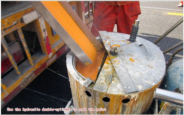 Hydraulic Double Cylinder Thermoplastic Road Marking Machine