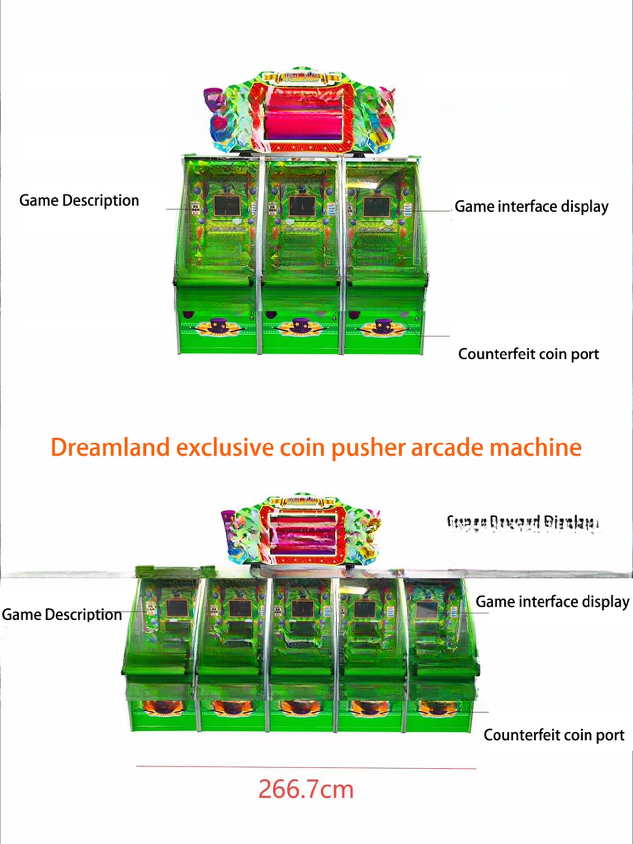 Coin Operation Joker Magician Amusement Arcade Machines For Indoor Game Center