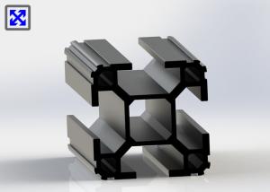 China 50 * 50 Black Anodized T Slot Aluminum Profile Over 2.0mm Thickness T5 State wholesale