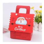 Eco Friendly Christmas gift CMYK Candy Packaging Box With Handle