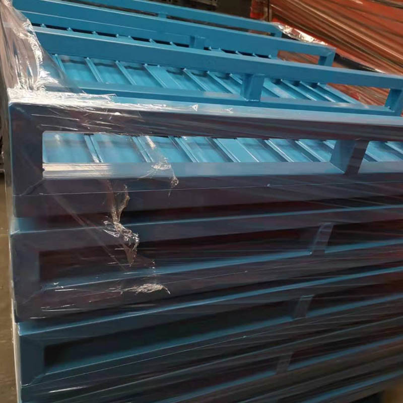 Customized Industrial Warehouse Steel Pallet Heavy Duty Steel Pallet 2 Way Entry