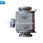 OEM 12'' Class 600 Pigging Ball Valves For Launching Soft Sealing