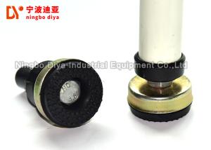 China 20 - 95 Shore A Hardness Anti Skid Rubber Feet Black Color Adjustable For Pipe wholesale