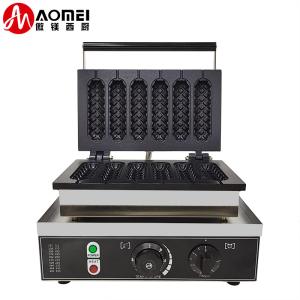 China 6 in 1 Commercial Electric Stick Waflera Baker Kitchen Utensils Snack Hot Dog Waffle Machine 7.5 KG wholesale