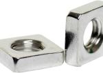 M5 18-8 Stainless Steel SS304 SS316 Square Thin Nut Plain Polished DIN557 DIN562