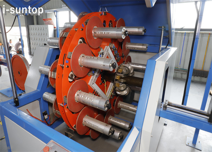 24 Head 20N 120rpm Aramid Yarn Stranding Machine Fiber Optic Cable Machine