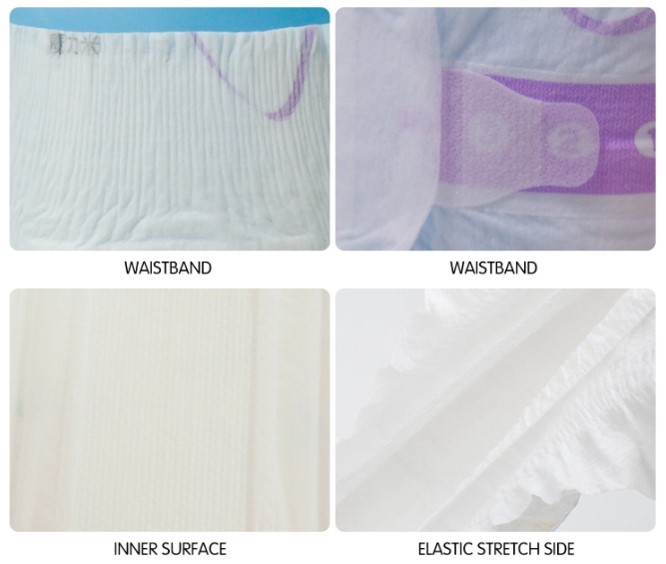USA Fluff Pulp ADL Layer Magic Tape Sleepy Baby Diapers