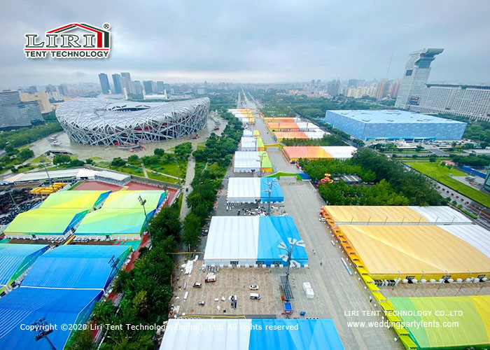 Heat Insulation 8m Cube Structure Tent For Office Registration