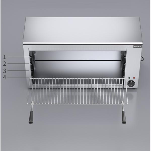 High Productivity Stainless Steel Commercial Salamander Machine for Kitchen Equipment