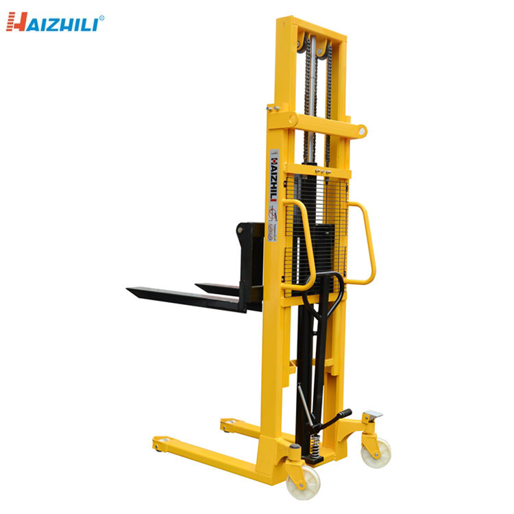 2 Ton 2.5 Meter Manual Forklift Stacker Easy Push Smooth Operation Durable