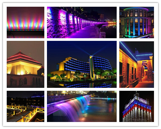 Outdoor Landscape lighting RGB Waterproof LED Wall Washer / Flood light / Light Bar