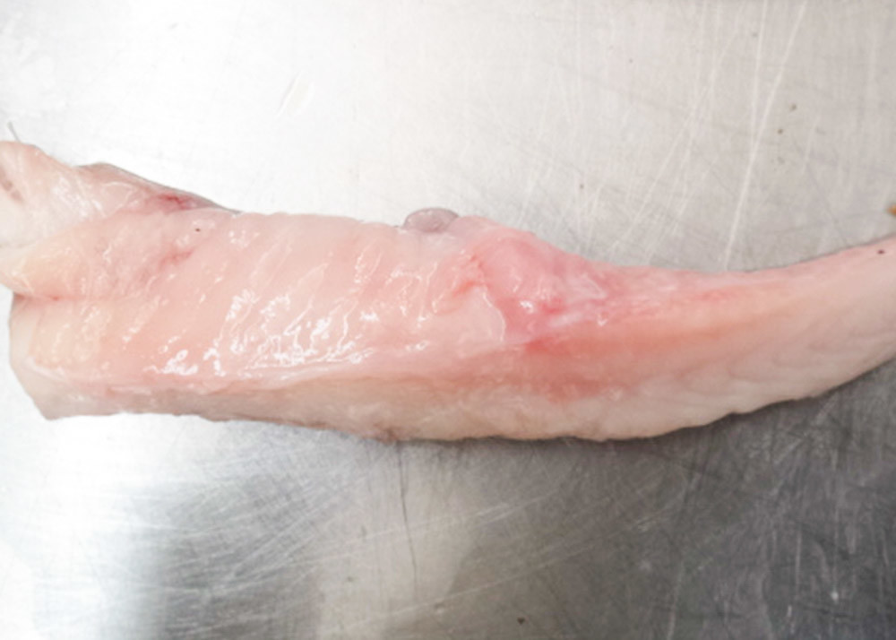 Frozen Braised Monkfish 80-150g Size Lophius Litulon Brc Certification