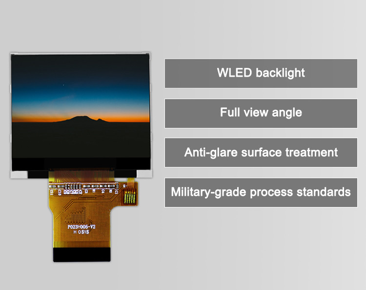 Polcd 8080 MCU 16 Bit 320 X 240 Display ILI9342C Medical LCD Display 300 Nit