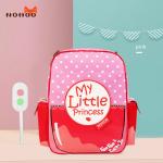 Nohoo 2019 new arrival waterproof lightweight PU 3D cartoon children school bags