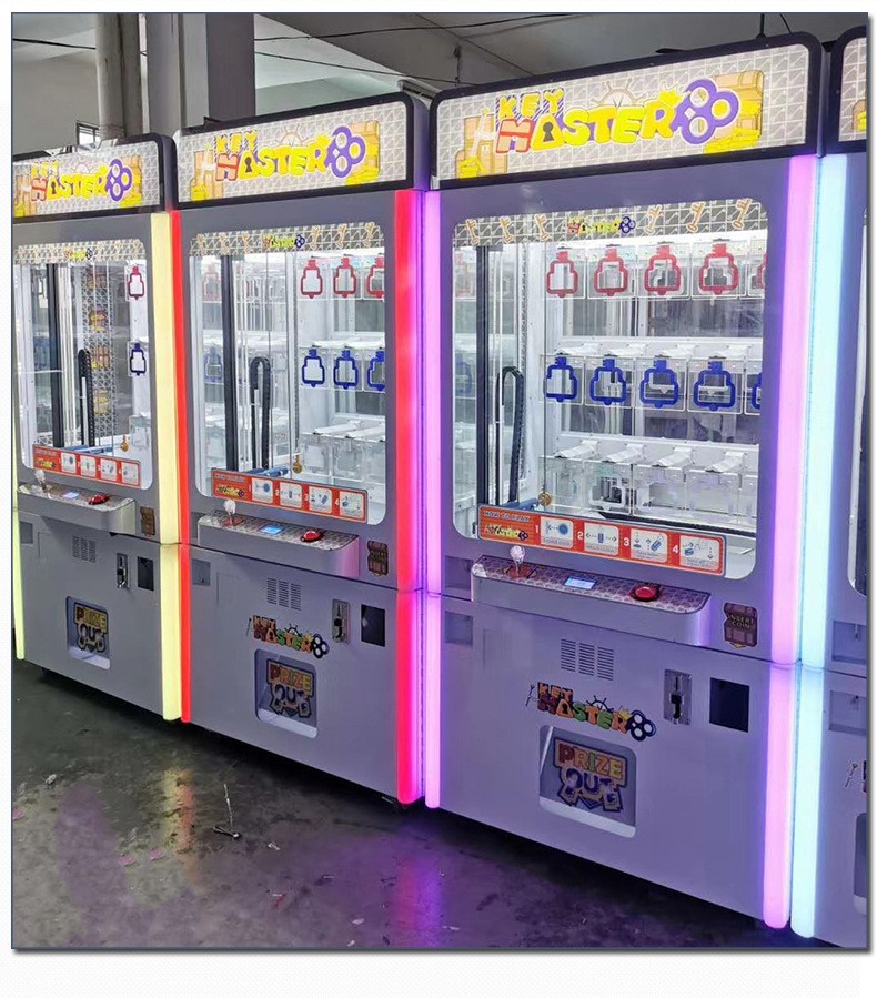 Plastic Age 6 Years Key Master Vending Machine for Coin Operated Prize Redemption Game