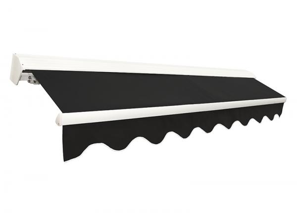 Acrylic Manual Retractable Awning Outdoor Sun Shade Canopy